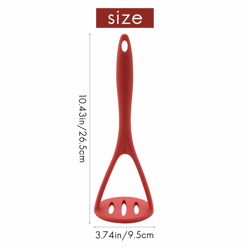 Máy nghiền khoai tây áp suất Silicone mới Máy nghiền khoai tây ép cho trái cây ngọt Gia đình khách sạn Sử dụng nhà hàng