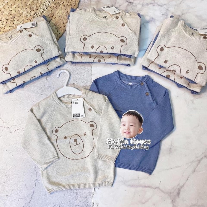 Set 2 áo len HM AUTH UK SĂN SALE CHO BÉ