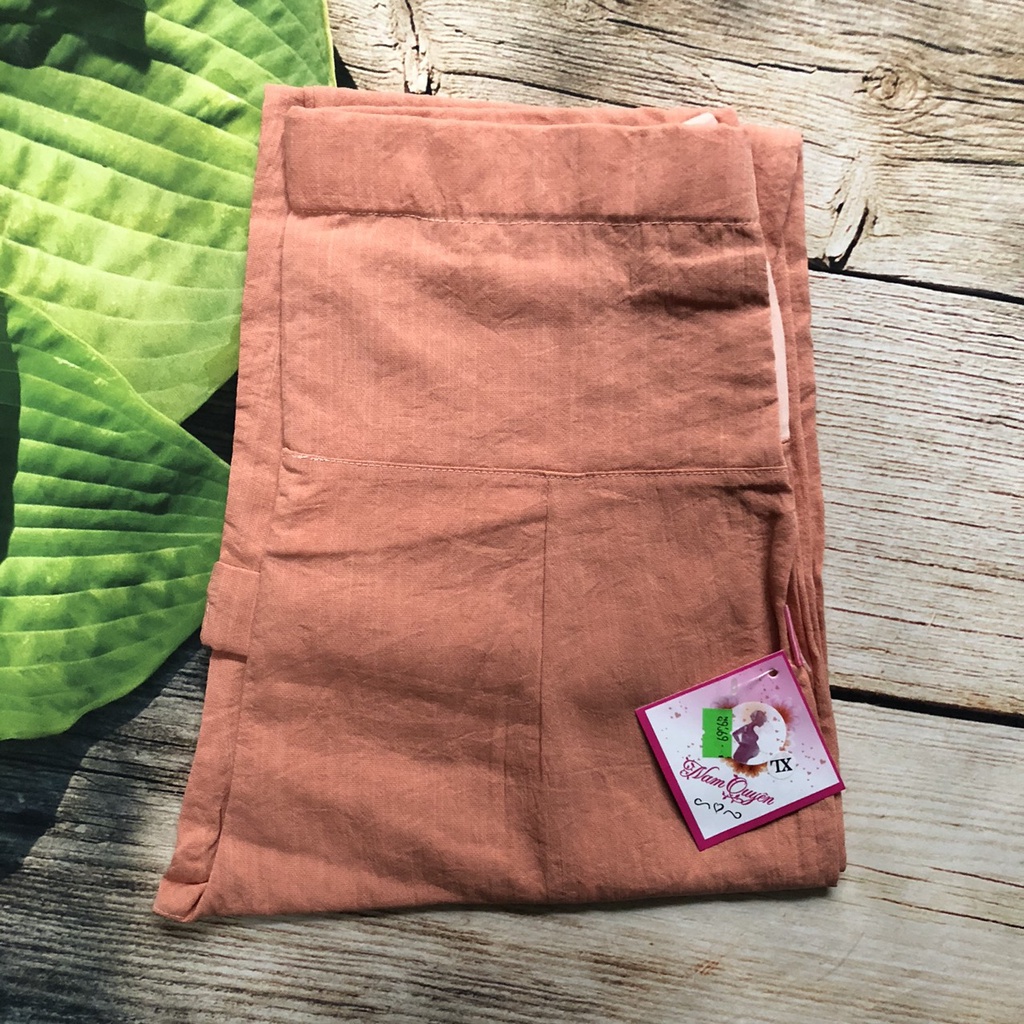 Quần Bầu Baggy Đũi Có Đáp Bụng Và Chun Chỉnh( 3 màu)