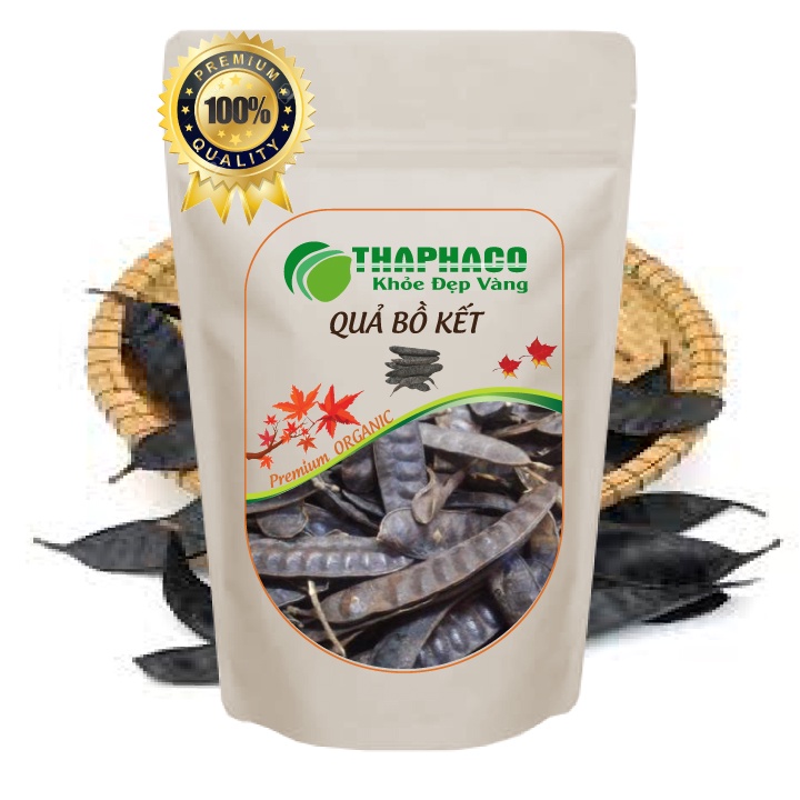 Bồ Kết Khô Cao Cấp - Hàng Nguyên Chất Loại 1 - Túi Zip - Thaphaco