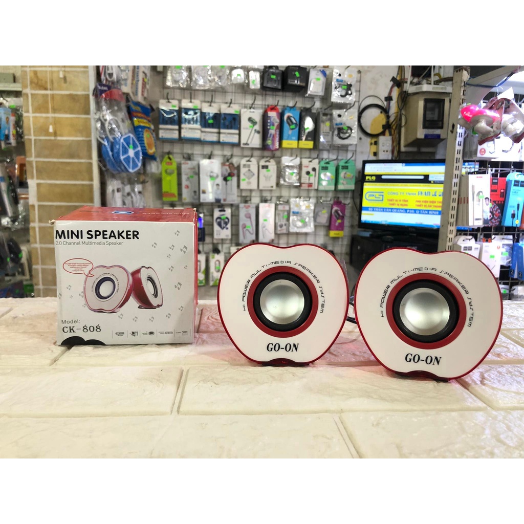 LOA VI TÍNH GO-ON CK-808 HÌNH QUẢ TÁO CỰC ĐẸP