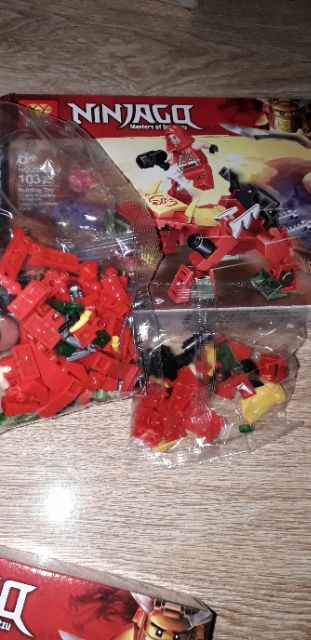 Lắp Ráp 1 hộp LegoNinja Rồng các loại có từ 95 chi tiết ZB608