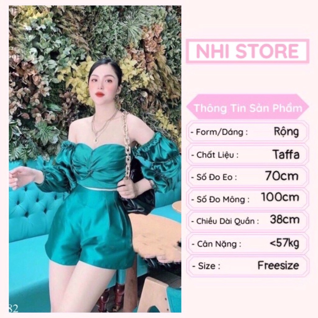 [Freeship 50k] Quần Short Nữ NHISTORE -Quần Short Lưng Cao Xếp Ly Có Túi Thời Trang Freesize Dưới 57kg