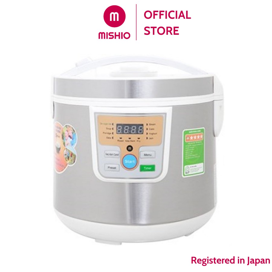 Nồi cơm điện tử 1,8L Mishio MK188