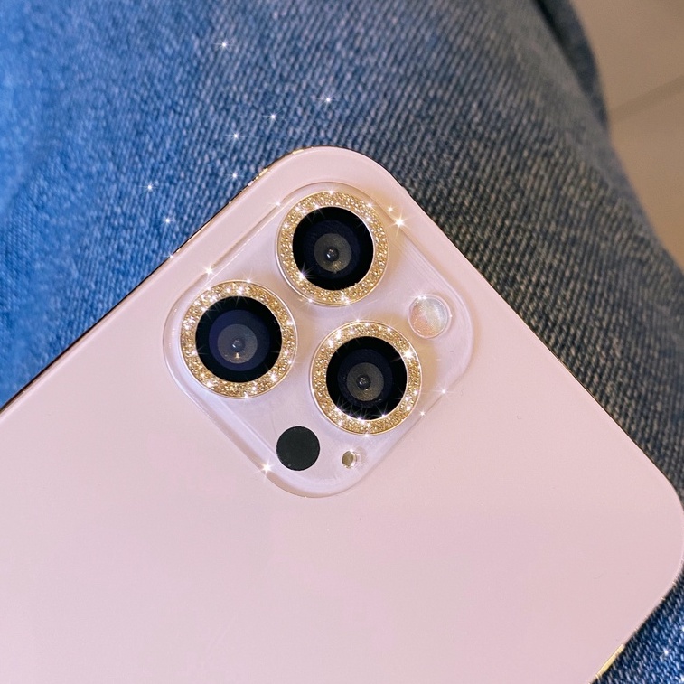 For iPhone 14  Pro Max Bộ 3 dán bảo vệ camera nhũ titan iPhone 14 13 pro max 11, 11 Pro, 11 Pro Max ,12mini, 12, 12 Pro 12 Pro Max siêu nổi bật