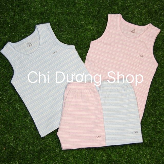 Nous - Bộ ba lỗ kẻ cho bé