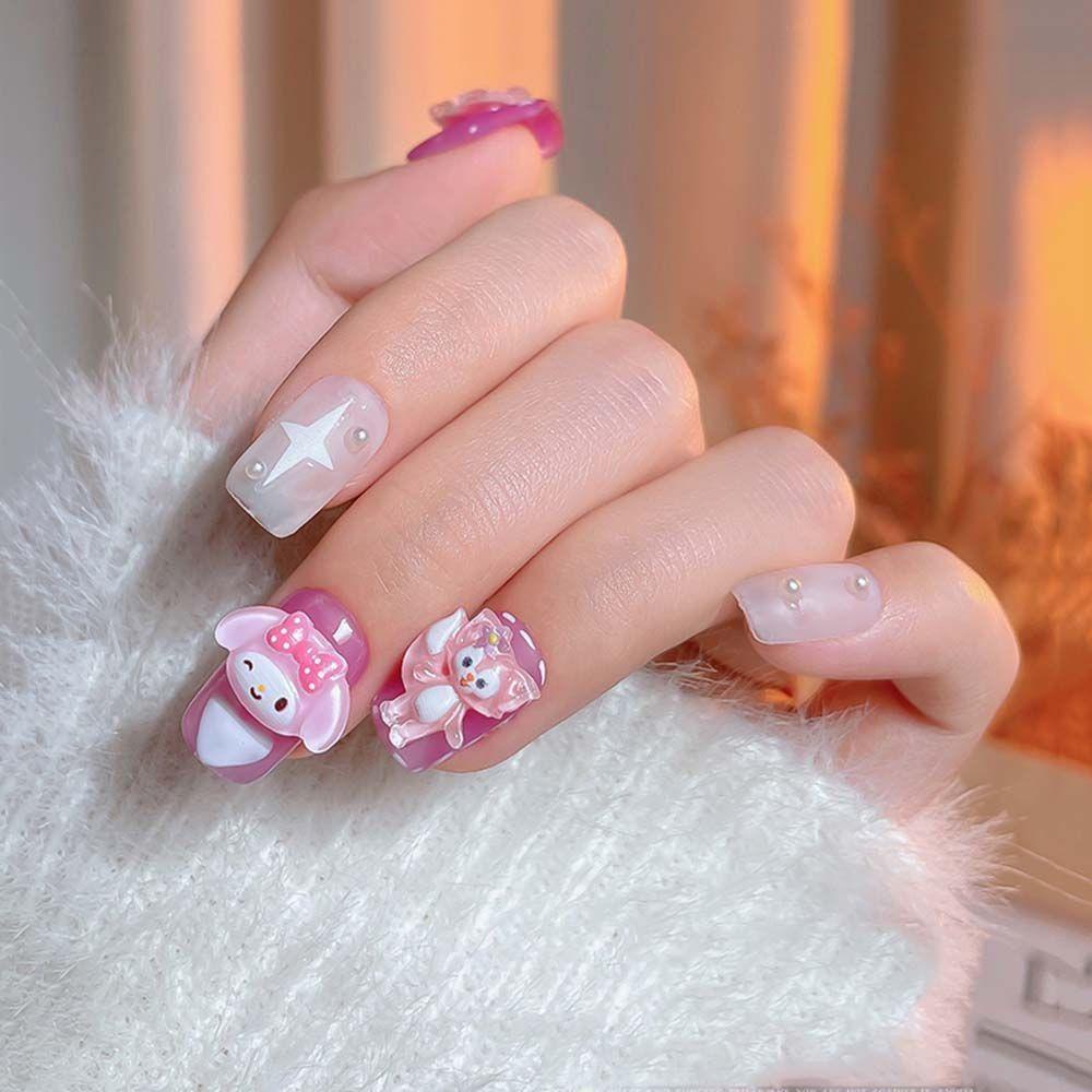Phụ Kiện Trang Trí Móng Tay Nghệ Thuật Mini Hình Cô Gái Melody Nhật Bản