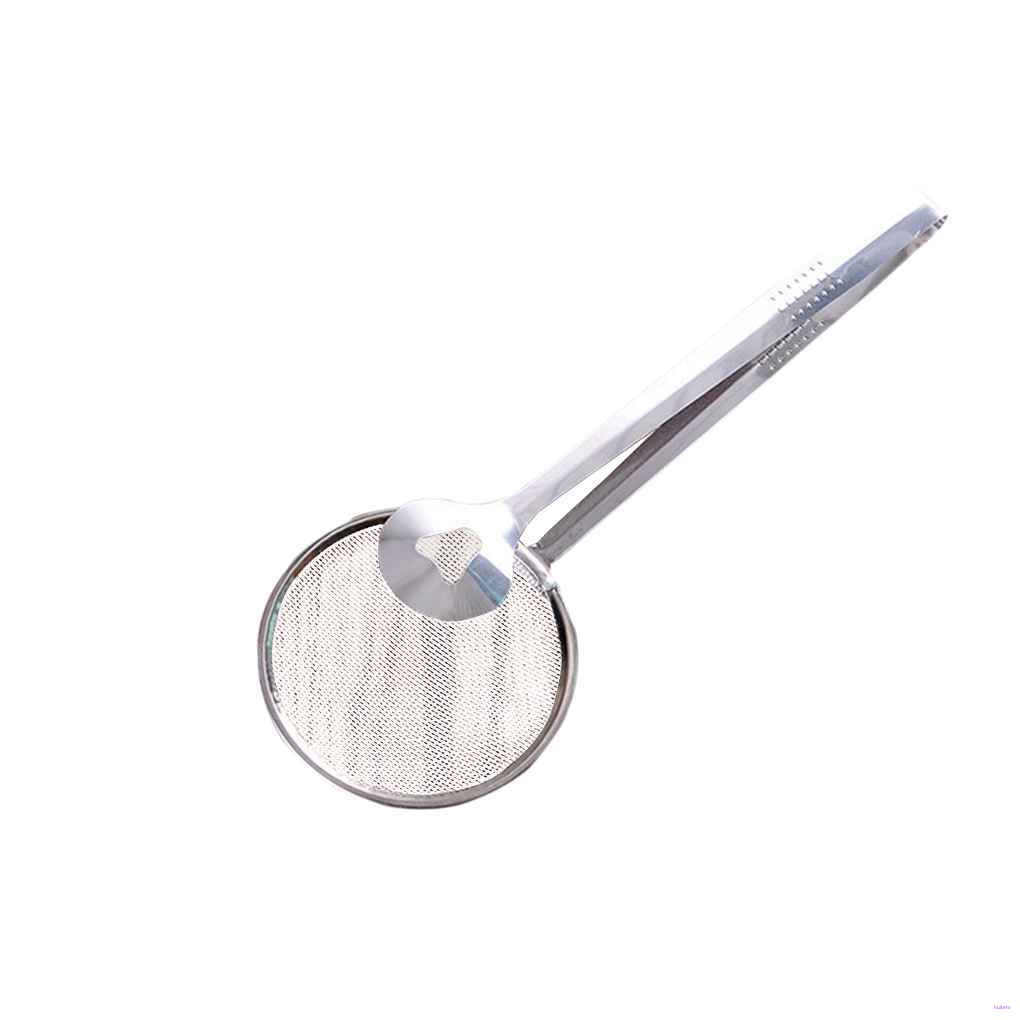 Muỗng lọc dầu kẹp thực phẩm chiên làm từ thép không gỉ bền bỉ chất lượng cao