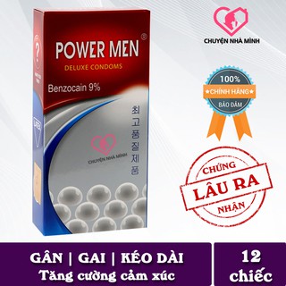 Bao cao su powermen 4in1 - hộp 12 chiếc