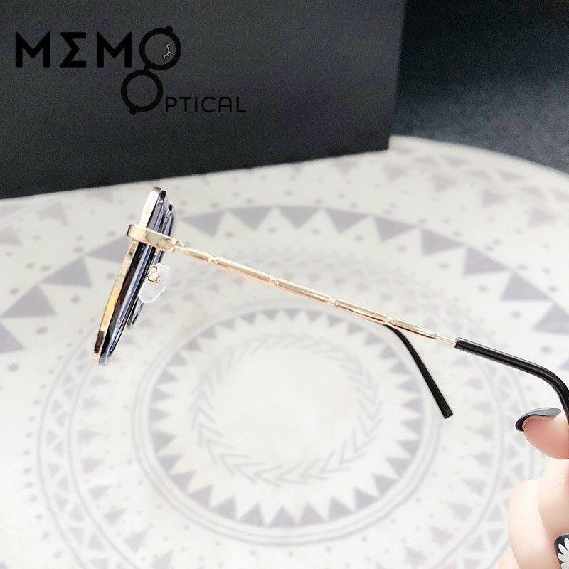 Kính oval ngố loại 1 gọng kim loại viền | BigBuy360 - bigbuy360.vn