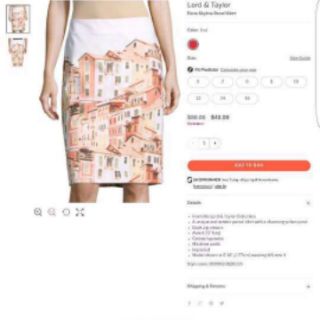 Chân váy dư xịn Lord and Taylor