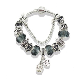 Vòng Charm Thần Bóng Tối - Queen Silver