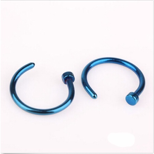 2 Khuyên mũi bằng thép không gỉ thời trang dành cho nam và nữ