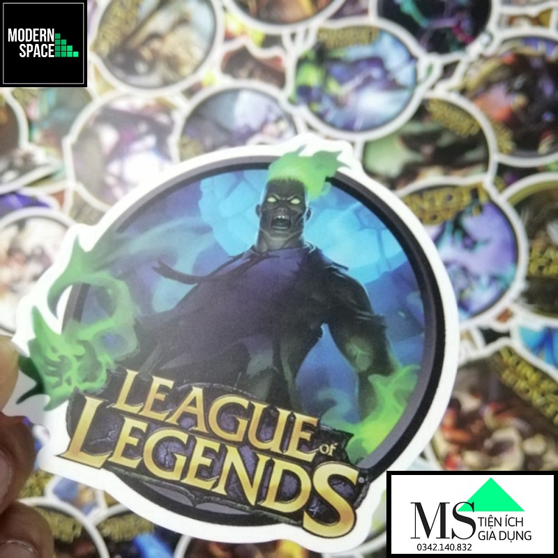 Sticker PVC LOL 100 Hình ST-120 - Stickers Chống nước Dán Mũ bảo hiểm Vali Laptop Điện thoại Dán xe | BigBuy360 - bigbuy360.vn