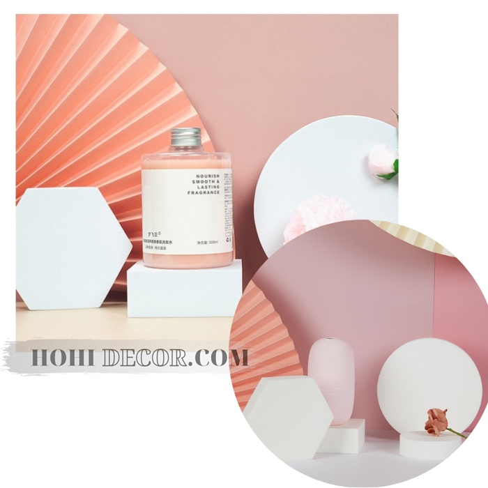 Khối Hình Học Chụp Ảnh Bằng Xốp Mịn, Hình Hộp Trắng Decor Chụp Hình Sản Phẩm, Phụ Kiện Trang Trí - Shop Hohi Decor
