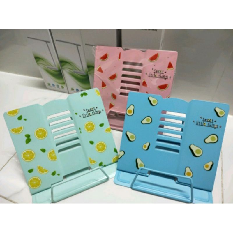 #New# Kẹp giữ (kê) sách vở chống cận thông minh, khung giá cài điện thoại đa năng-dụng cụ hỗ trợ học tập cho bé(bao đẹp)