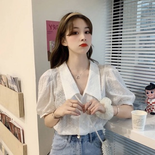 Áo sơ mi tay bồng