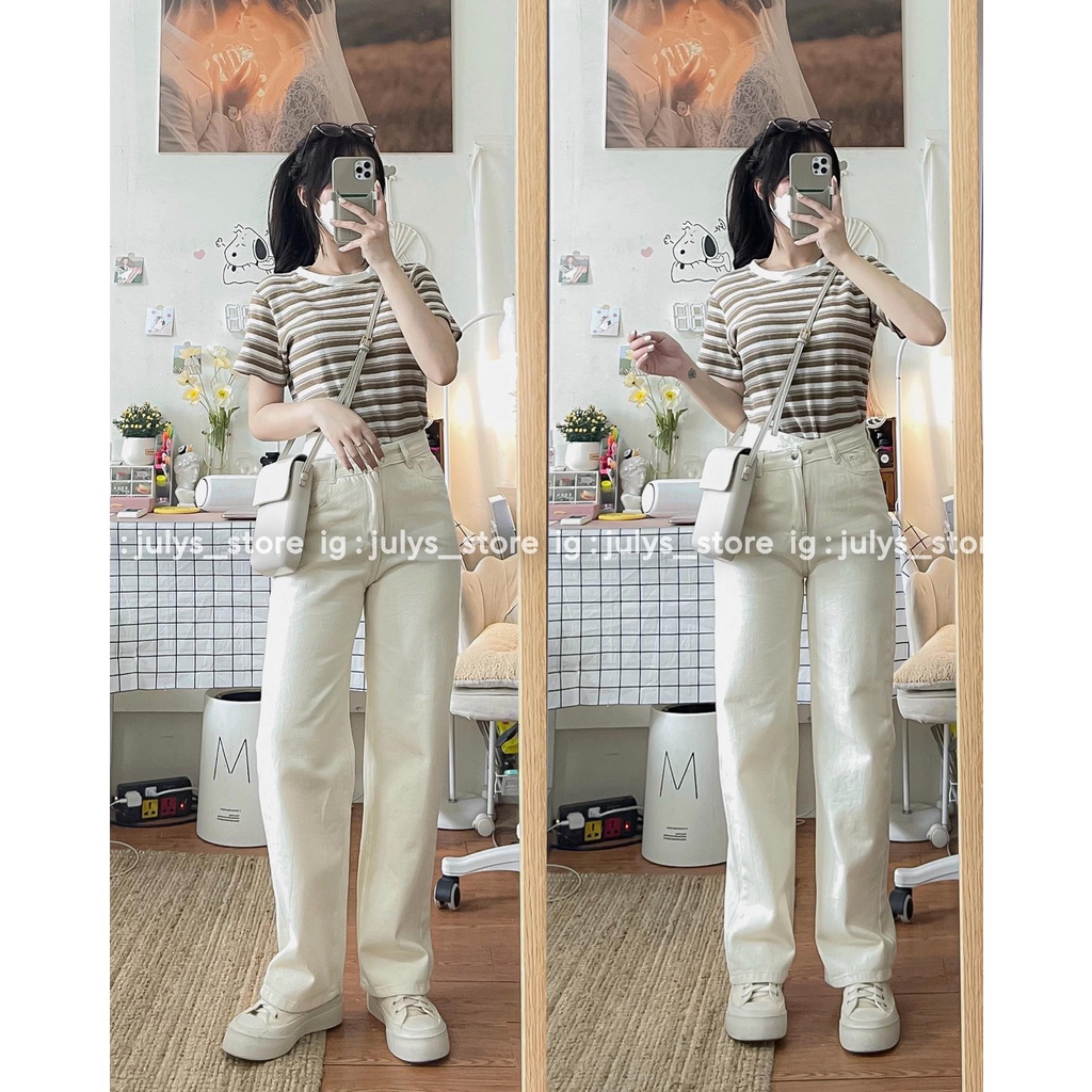 Quần jeans cạp chéo QC (ảnh thật kèm video)