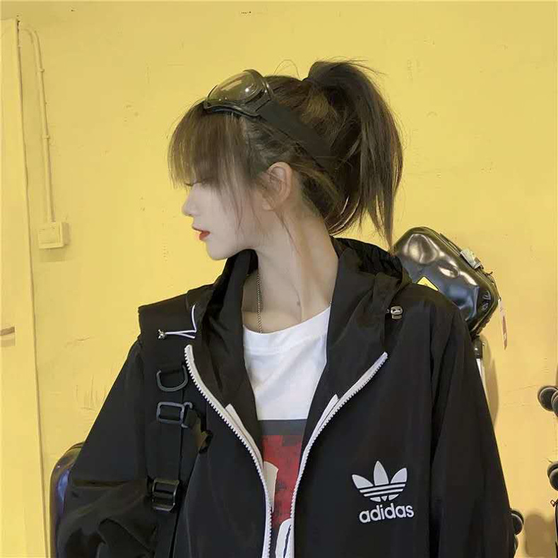 ADIDAS Áo Khoác Chống Nắng Thoáng Khí Có Mũ Trùm Tiện Lợi Dành Cho Nam Và Nữ | BigBuy360 - bigbuy360.vn