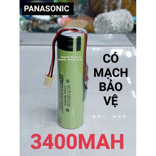 Pin 18650 PANASONIC 3400maH Tông đơ cắt tóc.