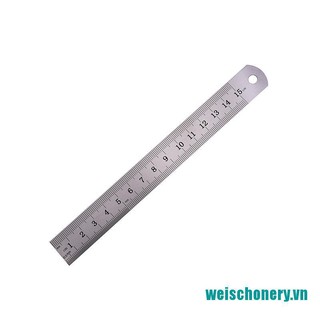 1 Thước Đo Bằng Kim Loại 15cm