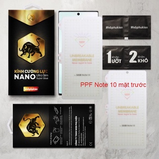 Miếng dán PPF TPU cho Samsung Galaxy S9 Plus/S8 Plus/S7 Edge/Note 8/Note 9/Note 10 Plus/Note 10/Note 20/Note 20 Ultra