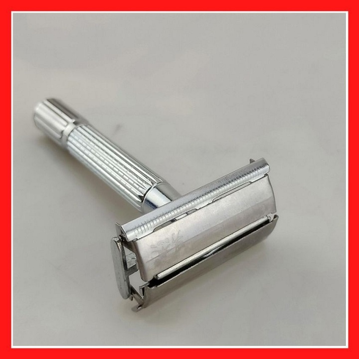 Dao cạo râu  inox NANJIE NJ997 lưỡi lam cổ điển không gỉ an toàn có hộp đựng sang trọng