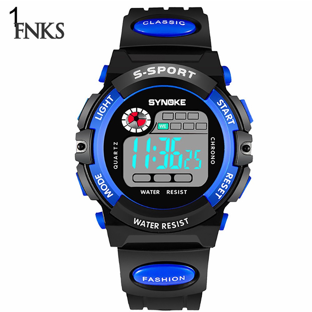 Đồng hồ thể thao kỹ thuật số có báo thức cho bé | BigBuy360 - bigbuy360.vn
