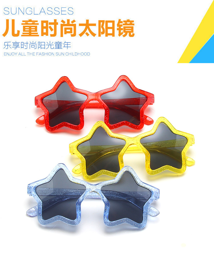 Kính mát hình ngôi sao năm cánh dành cho bé