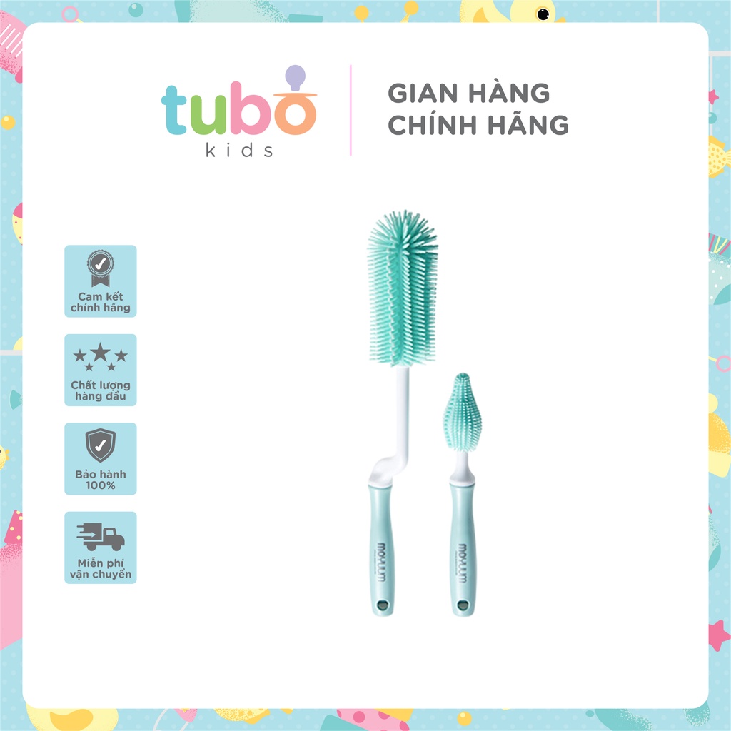 Set Cọ Bình Sữa Silicone Moyuum Hàn Quốc Cao Cấp