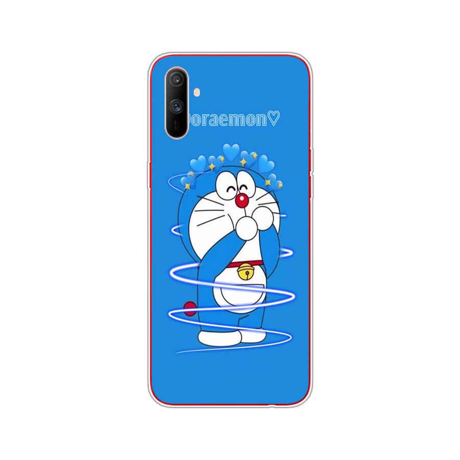 DORAEMON Ốp Lưng Bảo Vệ Điện Thoại Oppo Realme C3 A1K A37 Neo 9 F1 A35 F9 Pro