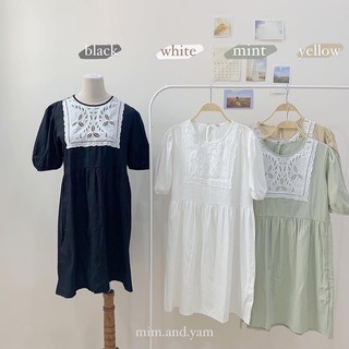 Váy thô phối ren  4 màu