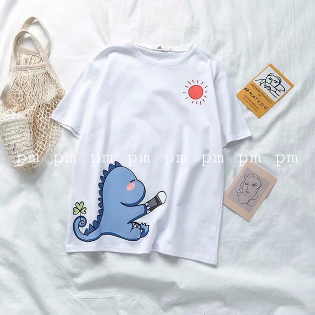 Áo khủng long mặt trời ngắn tay