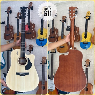[Tặng kèm full phụ kiện]  Đàn Guitar Acoustic Rosen G11 chính hãng