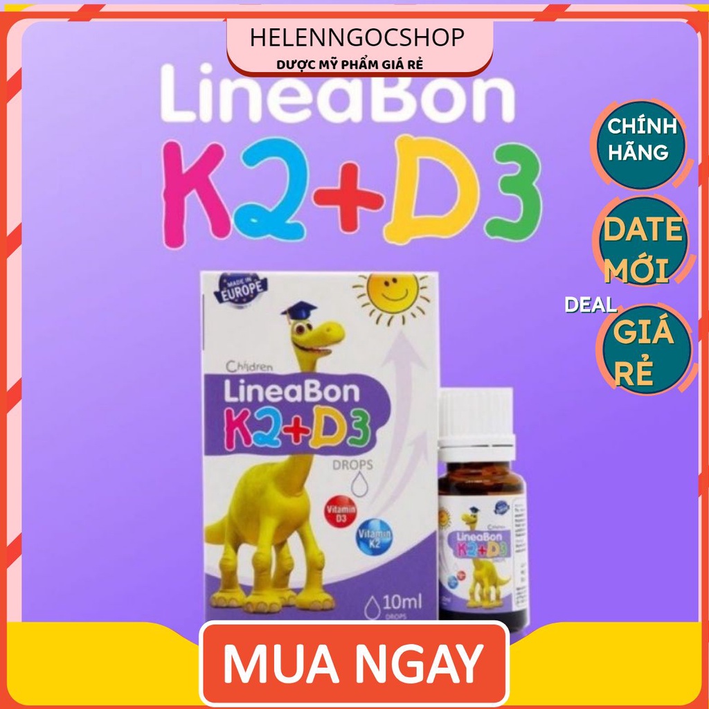 LINEABON K2D3 – Hỗ trợ tăng chiều cao, hết còi xương