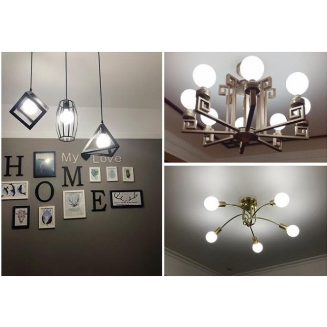 Bóng Đèn LED Thủy Tinh Đục G60 5W Đui E27 HL Lighting, Bóng Đèn Tròn Trang Trí, 2 Nhiệt Màu Trắng Và Vàng Ấm