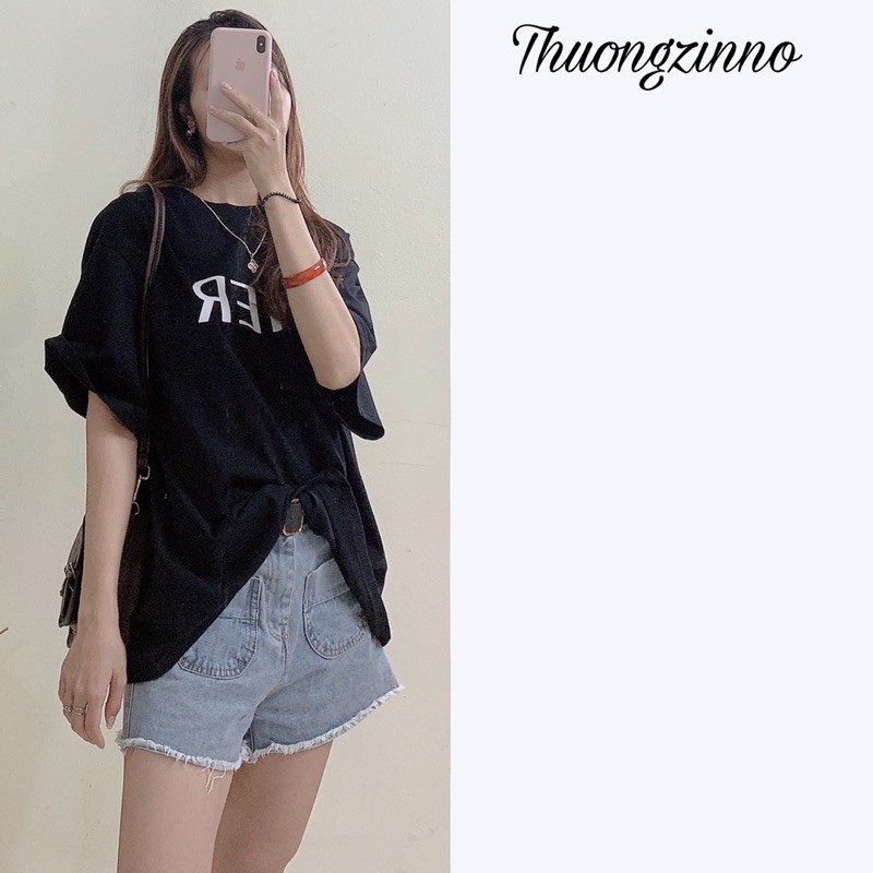 [Ảnh thật/Video] Áo Phông Tay Lỡ -Hàng Cao Cấp Form To Rộng Phong Cách Trẻ Trung Chất Liệu Thun Cotton Dày Mịn