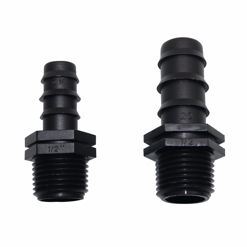 Set 2 Đầu Nối Ống Nước 2 Chiều DN16 DN20 1 / 2 ", 3 / 4"