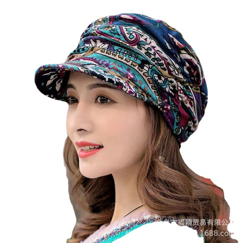 Mũ Lưỡi Trai Thời Trang Mùa Thu Đông Ấm Áp Dành Cho Nữ