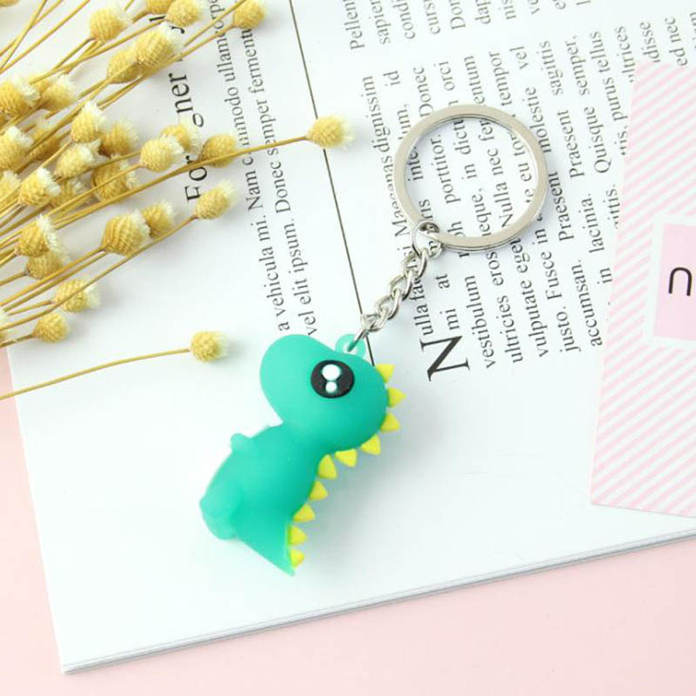 Móc khóa hình khủng long đáng yêu xinh xắn