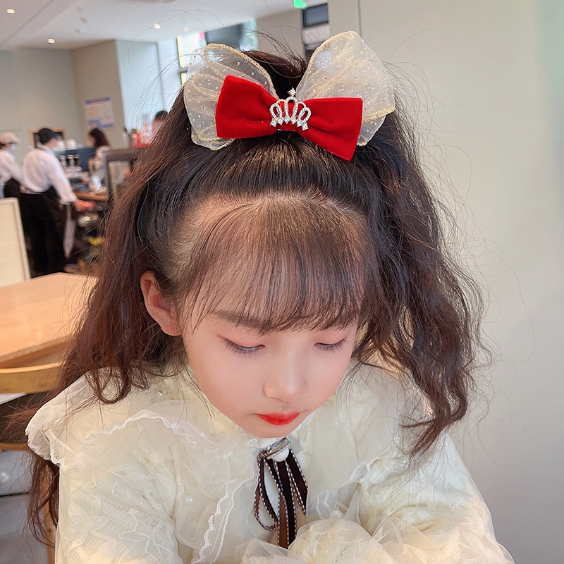 Kẹp tóc hình nơ xinh xắn cho bé gái