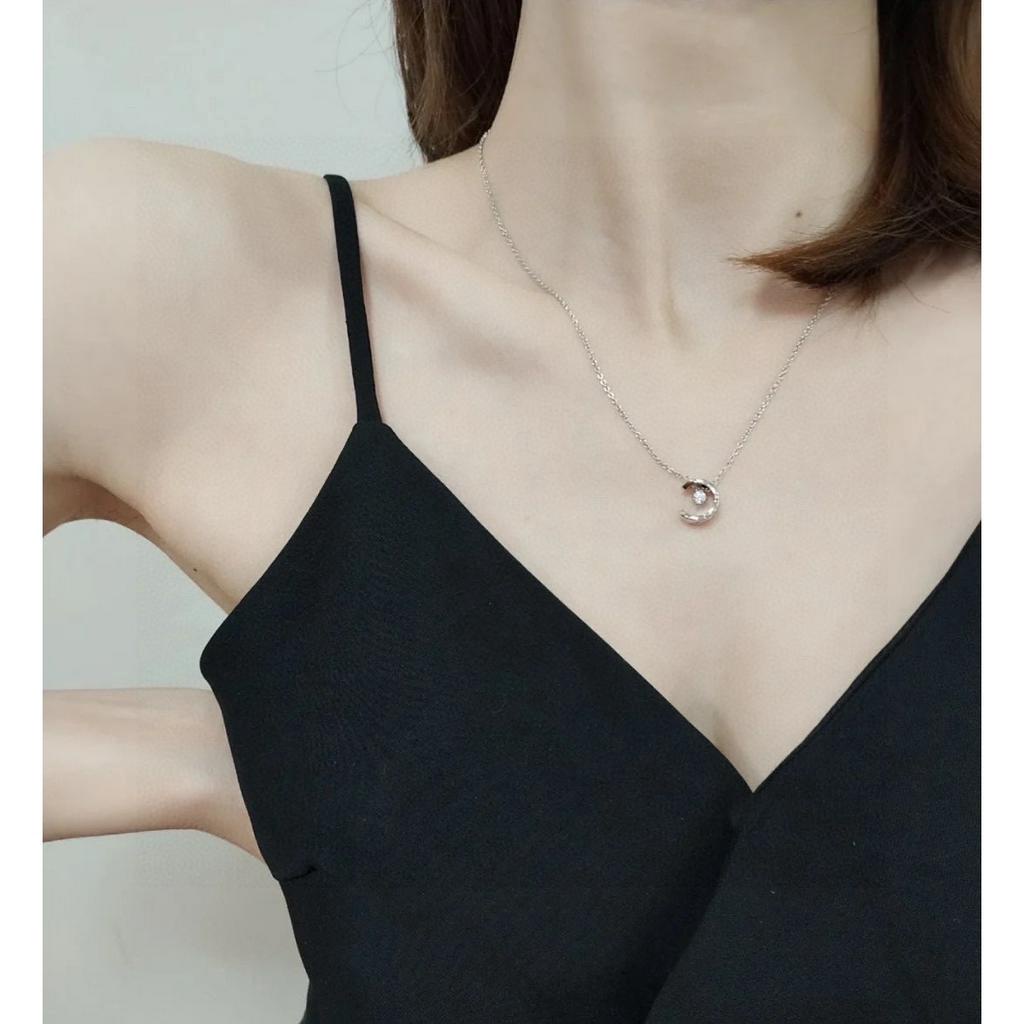 Vòng cổ mặt trăng COCO mặt dây chuyền vàng nữ