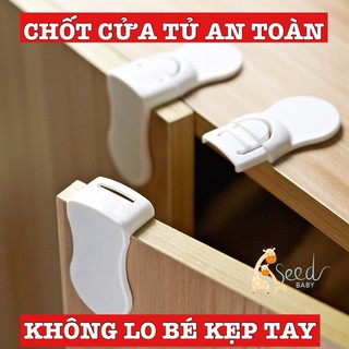 Khóa cánh tủ đồ đa năng bảo vệ an toàn cho bé - SEED BABY
