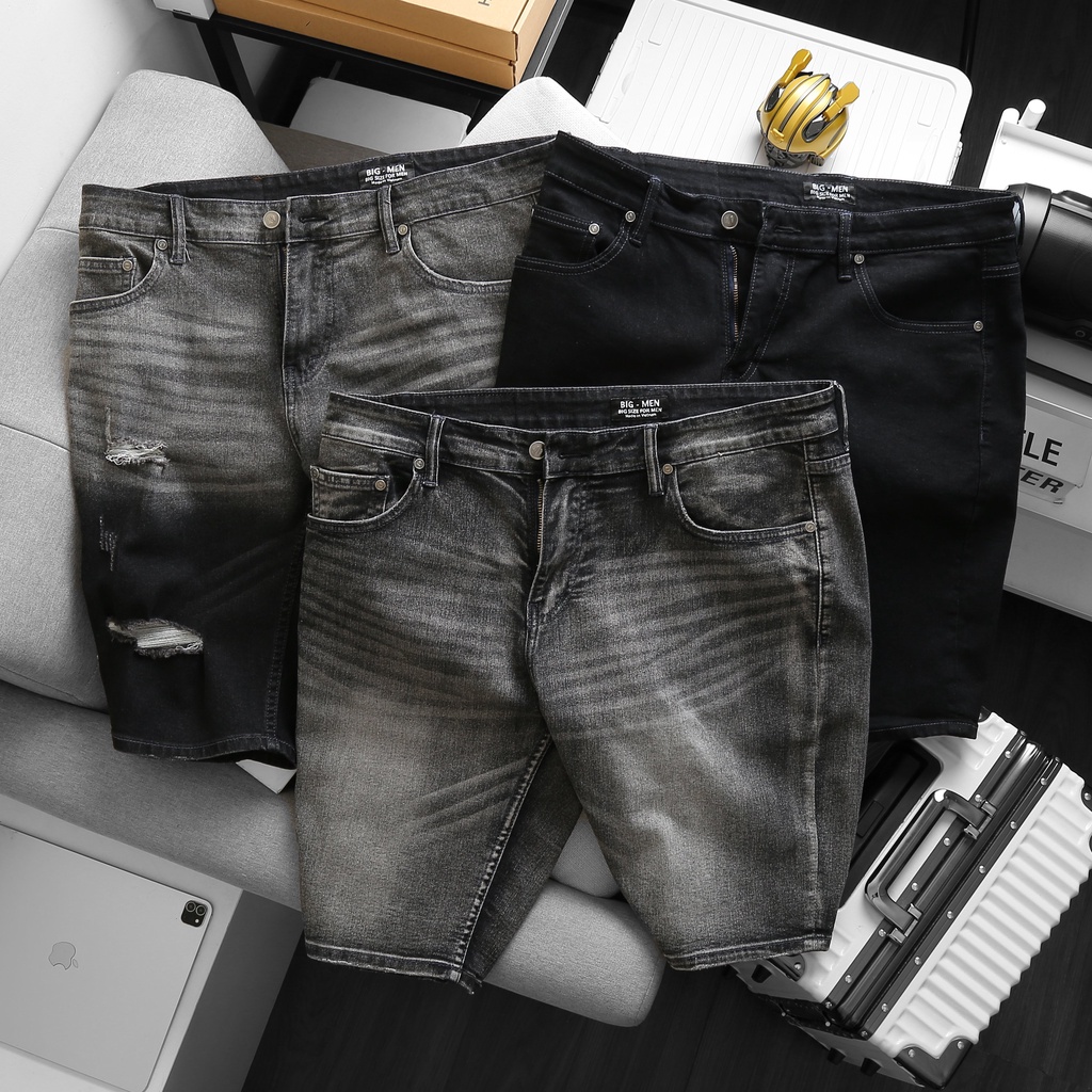 Quần short jean nam bigsize 85 - 135kg