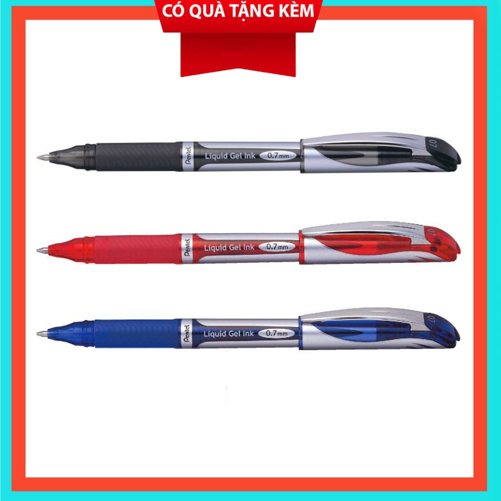 Bút ký mực nước gel Pentel (Nhật) ngòi 0.7mm (BL57) và 1.0mm (BL60) ,ruột bút ký