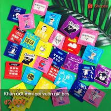 KHĂN GIẤY ƯỚT MINI GIẢ BCS TIỆN ÍCH CHO DU LỊCH DÃ NGOẠI