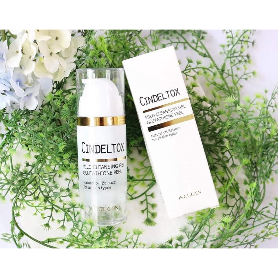 GEL LÀM SẠCH SÂU ĐA TẦNG CINDELTOX MILD CLEANSING GEL GLUTATHIONE PELL 100ML CHÍNH HÃNG