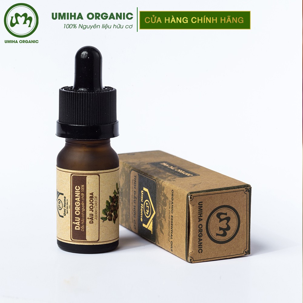 Combo chăm sóc dưỡng mịn da chuyên sâu UMIHA hữu cơ với Dầu Jojoba 10ml và Bột Cam Thảo 125g nguyên chất