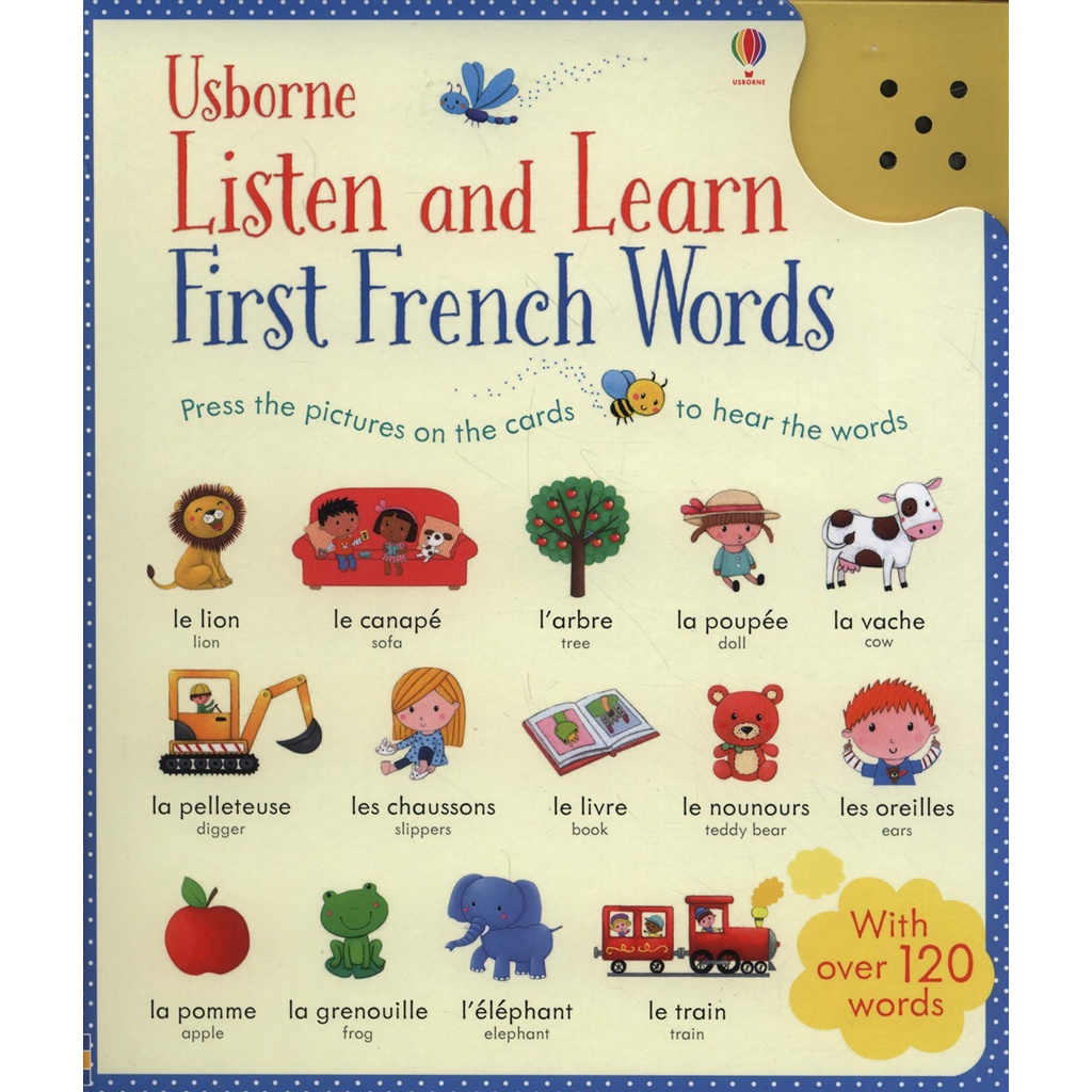 Sách - Anh: Listen And Learn First French Words