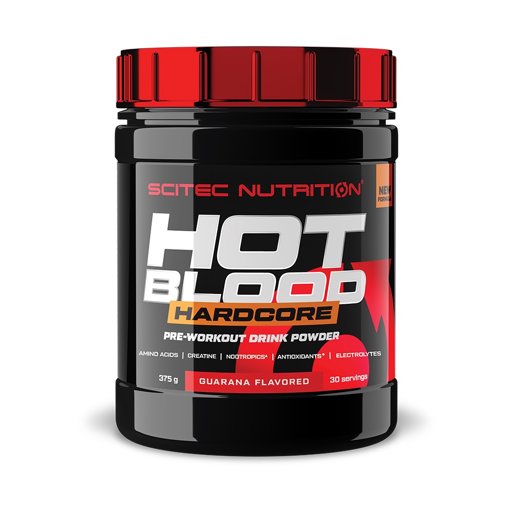 PRE WORKOUT Scitec Hot Blood Hardcore Sản Phẩm Dùng Trước Tập [375G] [30 Lần Dùng]